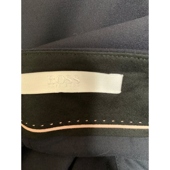 Hugo Boss Womens Wool Blend Tailored Trousers Made In Malta - Picture 3 of 4